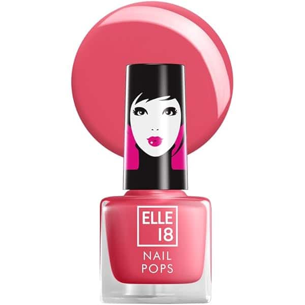  ELLE 18 Nail Pops Long Lasting Nail Polish Quick Dry Formula For Glossy Finish 5ml - 60
