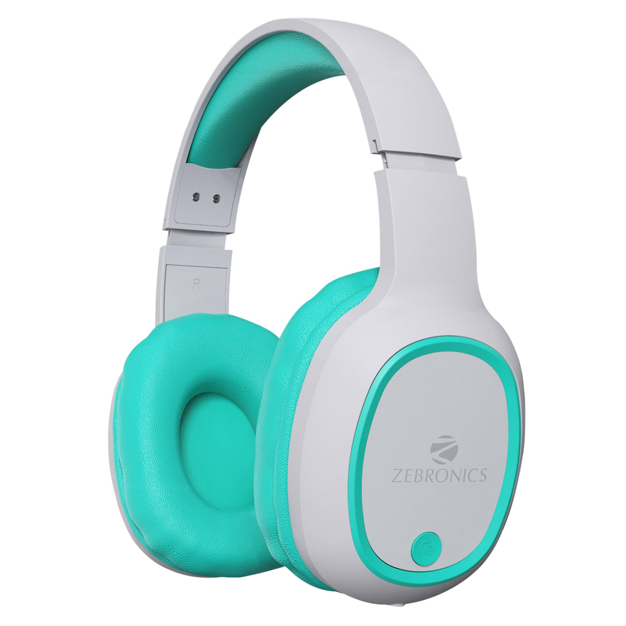 ZEBRONICS Zeb-Thunder (Sea Green) Bluetooth On-Ear Headphones