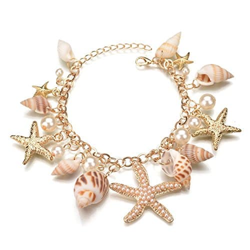 ZIBUYU Boho Seashell Bracelet for Women