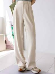 BROADSTAR Women Pleated Korean Pants