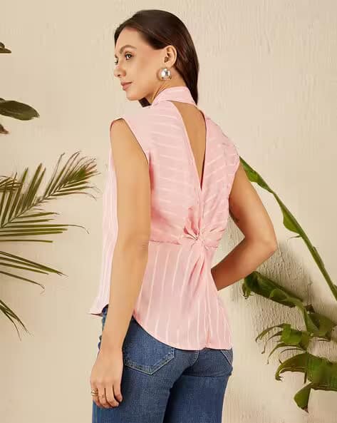 ZYNG – Vertical Striped Spread Collar Casual Shirt